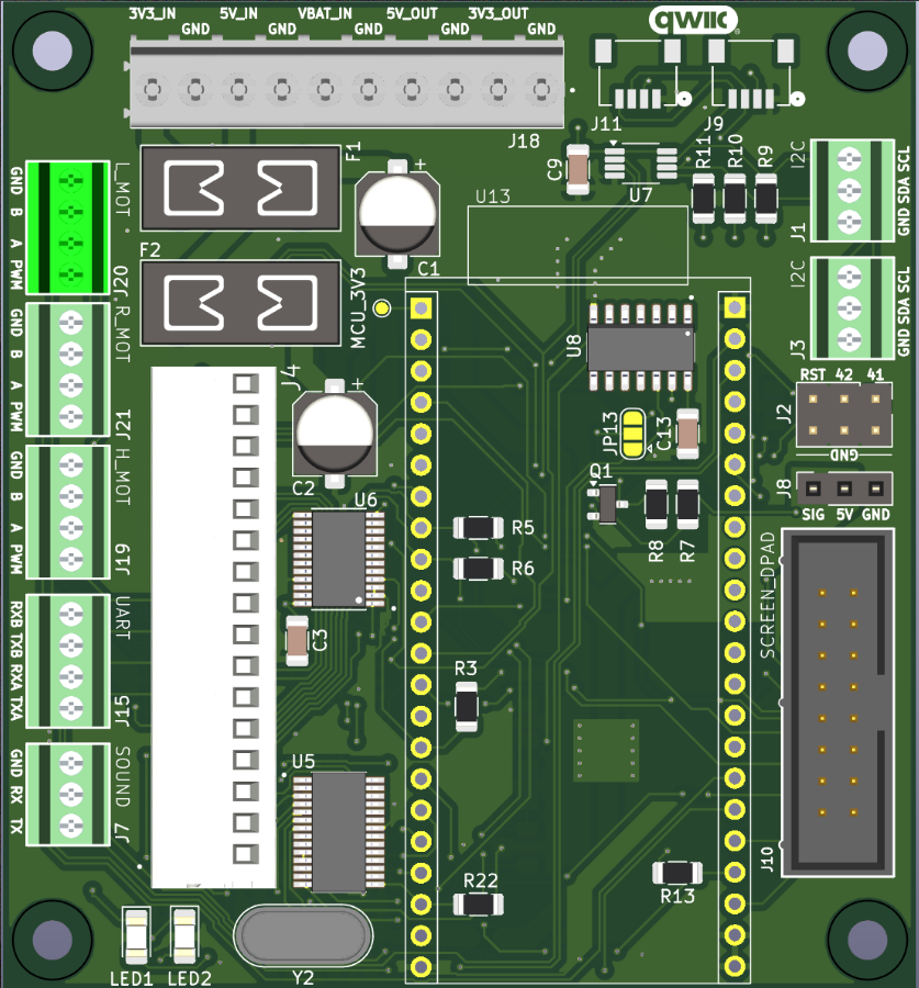 PCB Top View